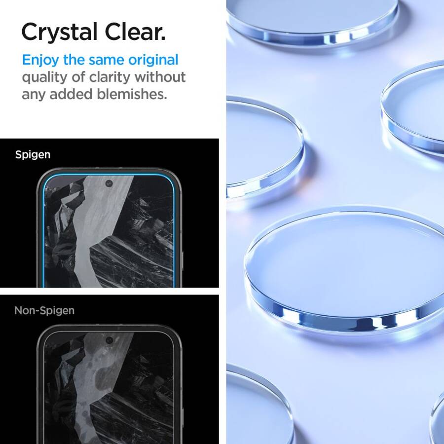 SZKŁO HARTOWANE SPIGEN ALM GLAS.TR 2-PACK GOOGLE PIXEL 8A CLEAR