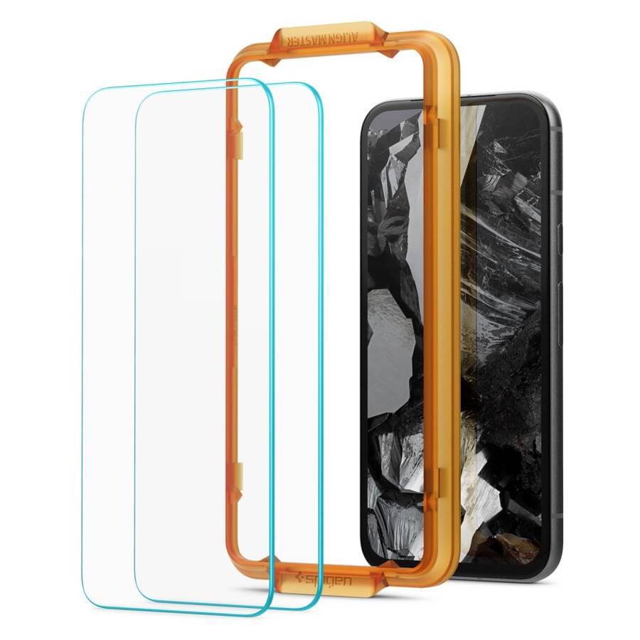 SZKŁO HARTOWANE SPIGEN ALM GLAS.TR 2-PACK GOOGLE PIXEL 8A CLEAR