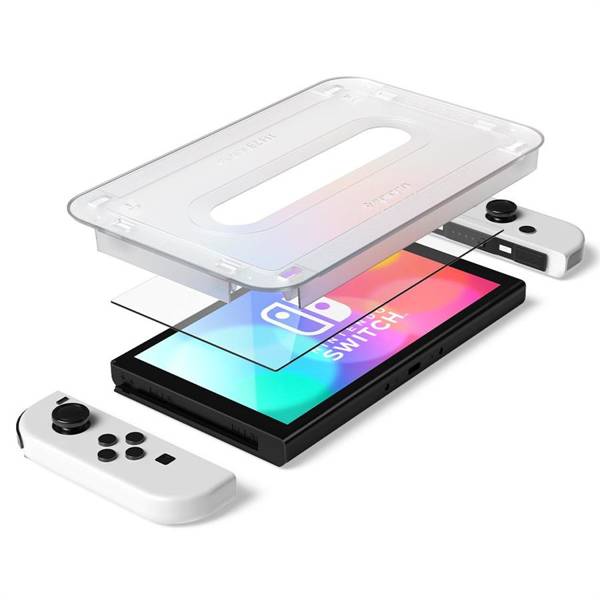 SZKŁO HARTOWANE SPIGEN GLAS.TR ”EZ FIT” 2-PACK NINTENDO SWITCH OLED