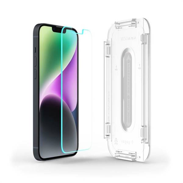 SZKŁO HARTOWANE SPIGEN GLAS.TR ”EZ FIT” IPHONE 13 / 13 PRO / 14