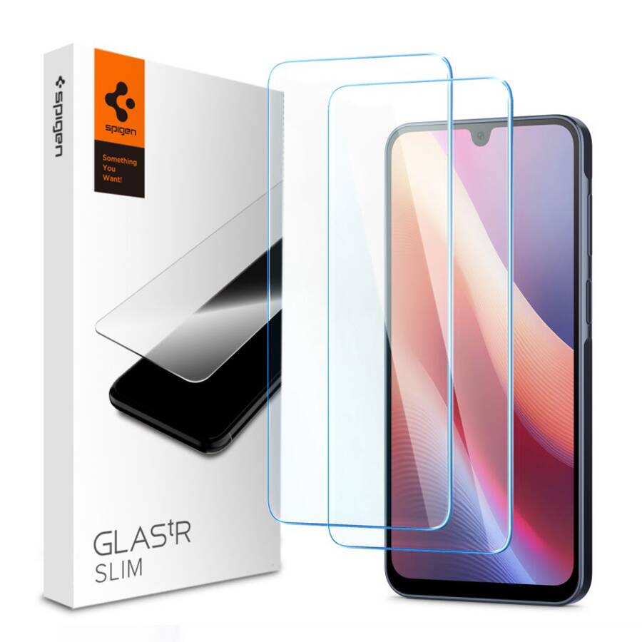 SZKŁO HARTOWANE SPIGEN GLAS.TR SLIM 2-PACK GALAXY A16 4G / 5G CLEAR