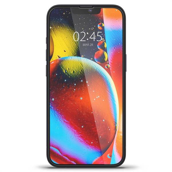 SZKŁO HARTOWANE SPIGEN GLASS FC IPHONE 13 PRO MAX / 14 PLUS / 15 PLUS BLACK