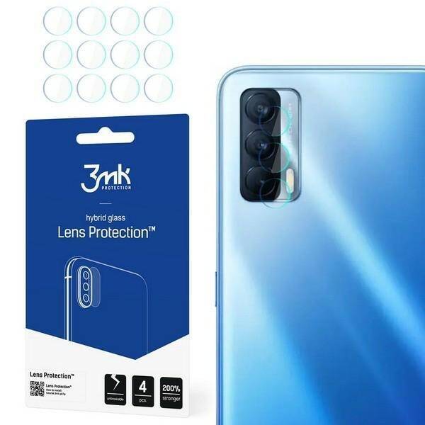 SZKŁO HYBRYDOWE 3MK FLEXIBLE GLASS LENS REALME V15 5G NA APARAT 4 SZT.