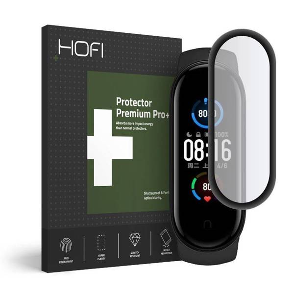 SZKŁO HYBRYDOWE HOFI HYBRID GLASS XIAOMI MI BAND 5 BLACK