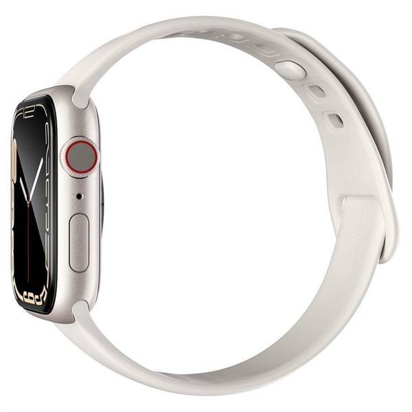 SZKŁO HYBRYDOWE SPIGEN PROFLEX ”EZ FIT” 2-PACK APPLE WATCH 7 / 8 / 9 (41 MM) CLEAR