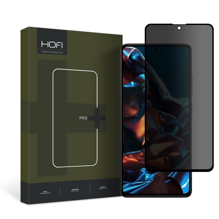 SZKŁO PRYWATYZUJĄCE HOFI ANTI SPY GLASS PRO+ XIAOMI REDMI NOTE 12 PRO 5G / 12 PRO+ PLUS 5G / POCO X5 PRO 5G PRIVACY