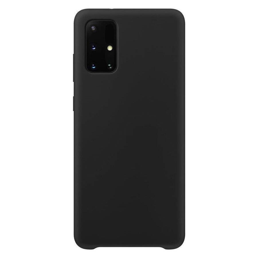Silicone Case elastyczne silikonowe etui pokrowiec Samsung Galaxy S21+ 5G (S21 Plus 5G) czarny