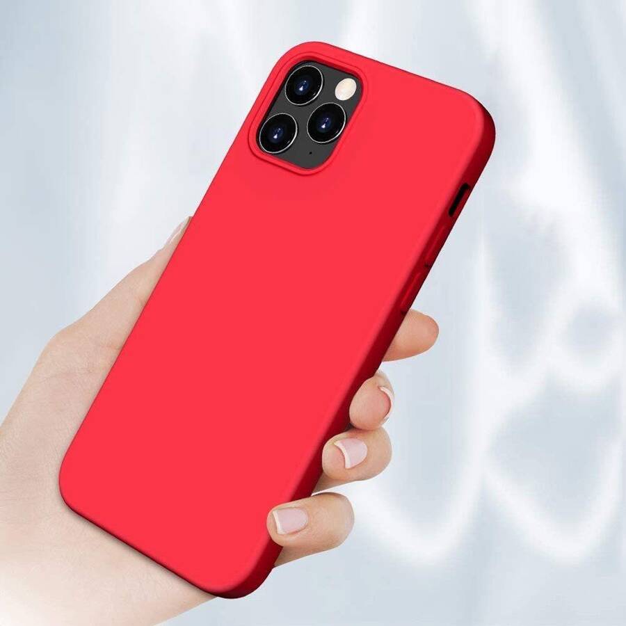 Silicone Case elastyczne silikonowe etui pokrowiec Xiaomi Redmi Note 10 5G / Poco M3 Pro czerwony