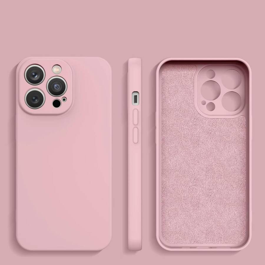 Silicone case etui Xiaomi Redmi Note 11 Pro 5G / 11 Pro / 11E Pro silikonowy pokrowiec różowe