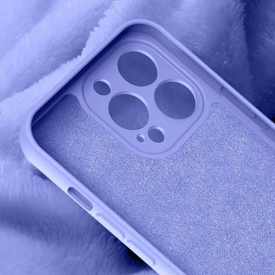 Silicone case etui iPhone 13 Pro Max silikonowy pokrowiec miętowozielone