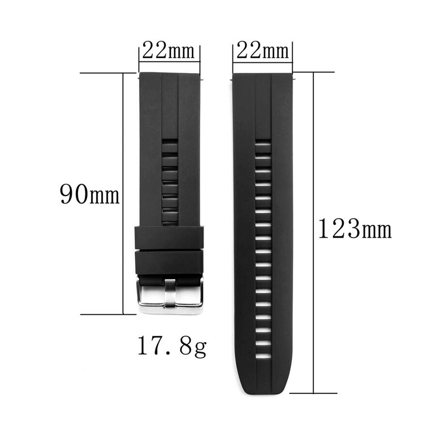 Silikonowy pasek do zegarka smartwatcha Huawei Watch GT / GT2 / GT2 Pro różowy