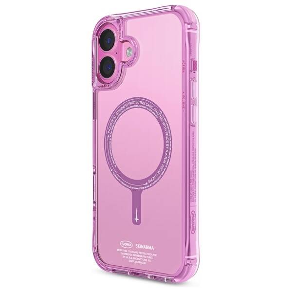 Skinarma etui Saido iPhone 16 6.1"        Magnetic Charging różowy/pink