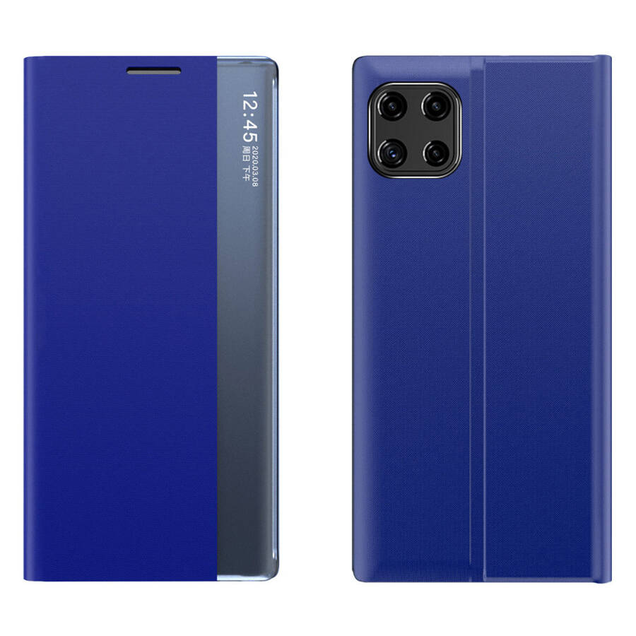 Sleep Case pokrowiec etui z klapką typu Smart Cover Samsung Galaxy A22 5G niebieski