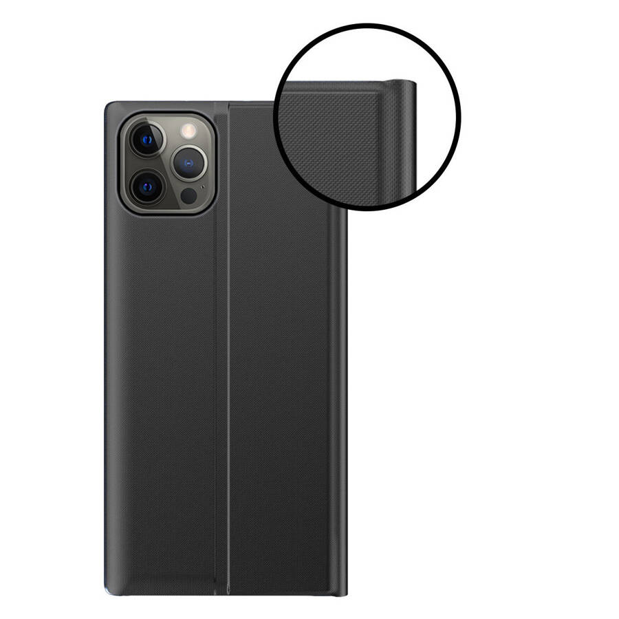 Sleep Case pokrowiec etui z klapką typu Smart Cover iPhone 13 Pro Max czarny