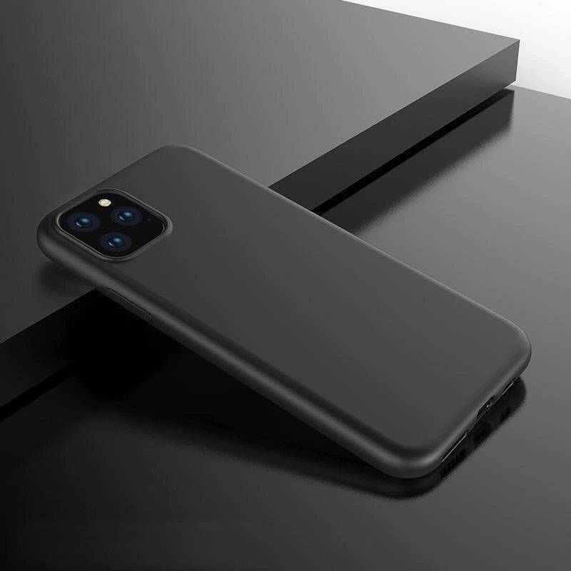 Soft Case żelowe elastyczne etui pokrowiec do iPhone SE 2022 / SE 2020 / iPhone 8 / iPhone 7 czarny