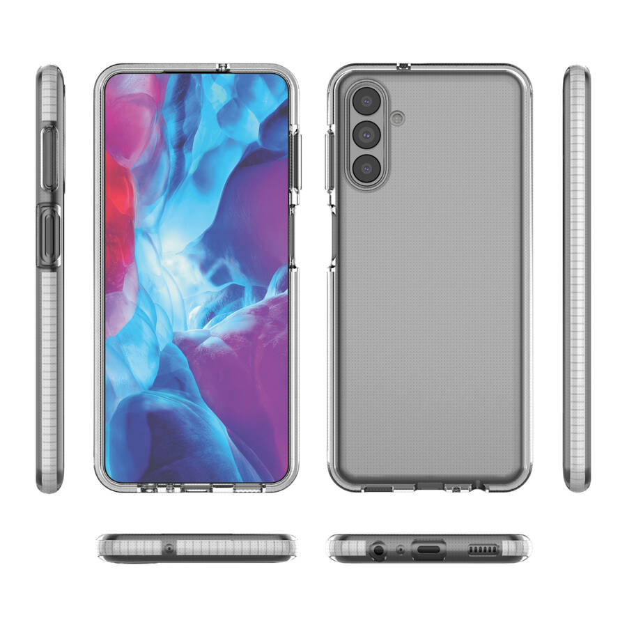 Spring Case pokrowiec żelowe etui z kolorową ramką do Samsung Galaxy A13 5G jasnoróżowy