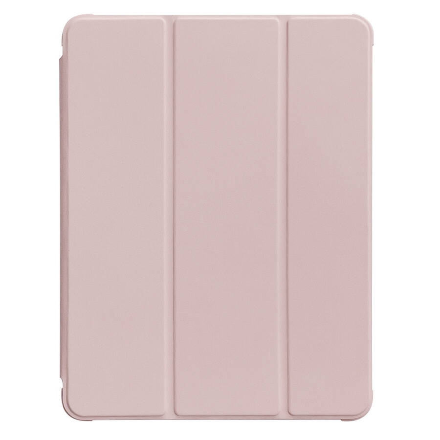 Stand Tablet Case etui Smart Cover pokrowiec na iPad Pro 12.9'' 2021 z funkcją podstawki różowy