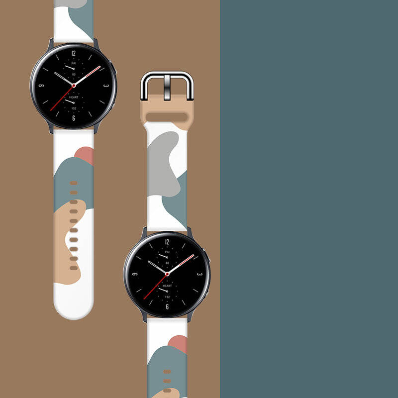 Strap Moro opaska do Samsung Galaxy Watch 42mm silikonowy pasek bransoletka do zegarka wzór 2