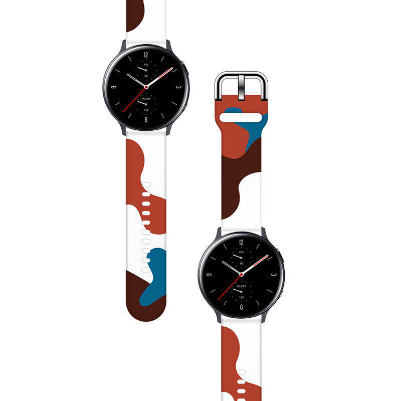 Strap Moro opaska do Samsung Galaxy Watch 46mm silikonowy pasek bransoletka do zegarka wzór 8