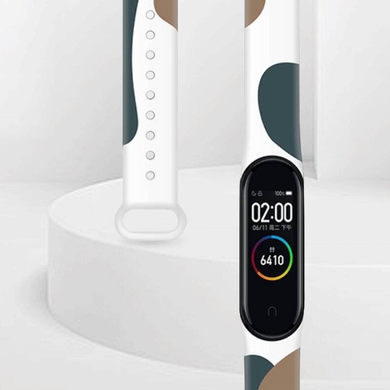 Strap Moro opaska do Xiaomi Mi Band 4 / Mi Band 3 silikonowy pasek bransoletka do zegarka wzór 12