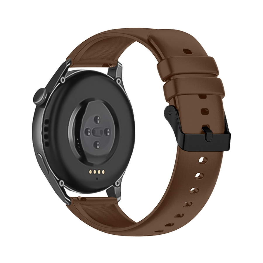 Strap One silikonowa opaska pasek bransoleta bransoletka do zegarka Huawei Watch GT 3 42 mm brązowy