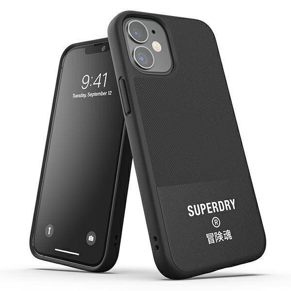 SuperDry Moulded Canvas iPhone 12 mini Case czarny/black 42584