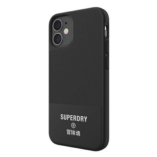 SuperDry Moulded Canvas iPhone 12 mini Case czarny/black 42584