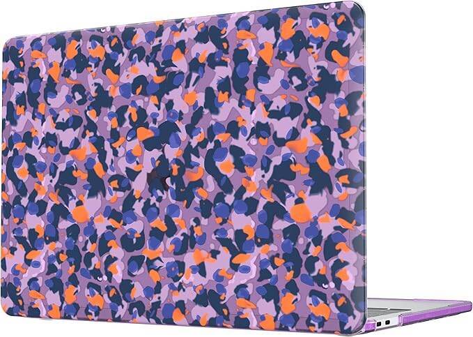 T21-8706 Tech21 EvoArt Modern Camo MacBook Pro 13 (2020) - Orchid Purple