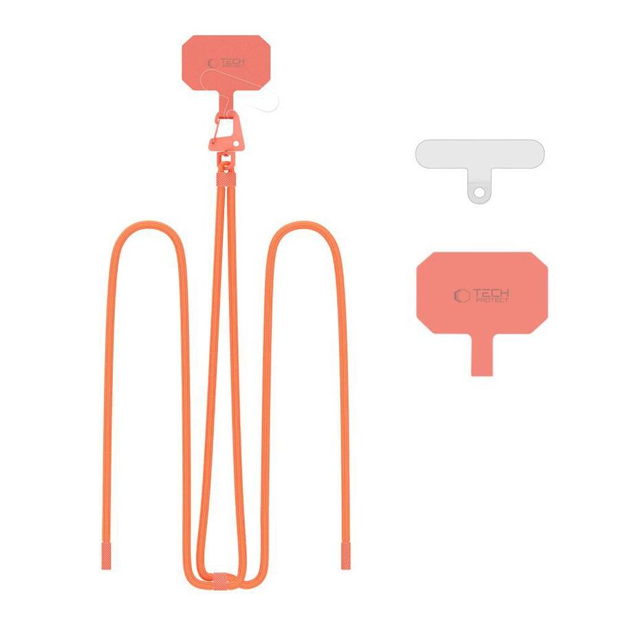 TECH-PROTECT C5S ROPE CROSSBODY STRAP NEON ORANGE