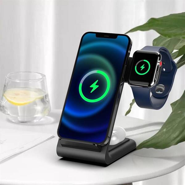 TECH-PROTECT QI15W-A20 3IN1 WIRELESS CHARGER BLACK