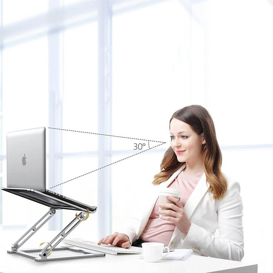 TECH-PROTECT ULS400 PRODESK UNIVERSAL LAPTOP STAND SILVER