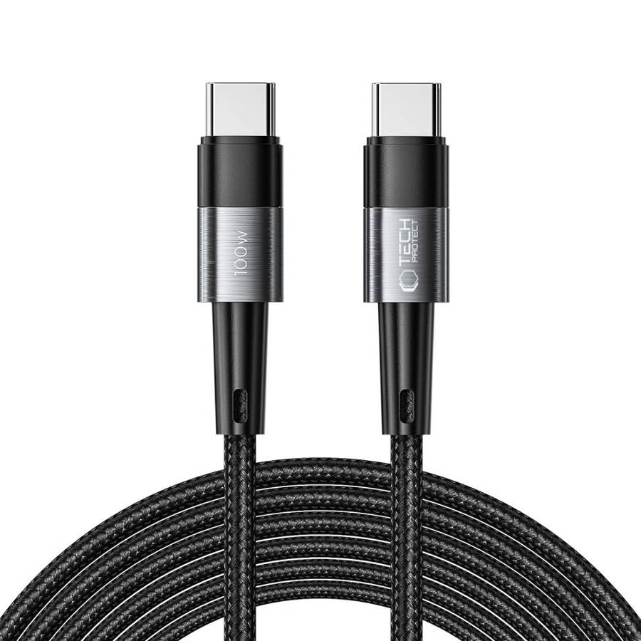 TECH-PROTECT ULTRABOOST TYPE-C CABLE PD100W/5A 300CM GREY