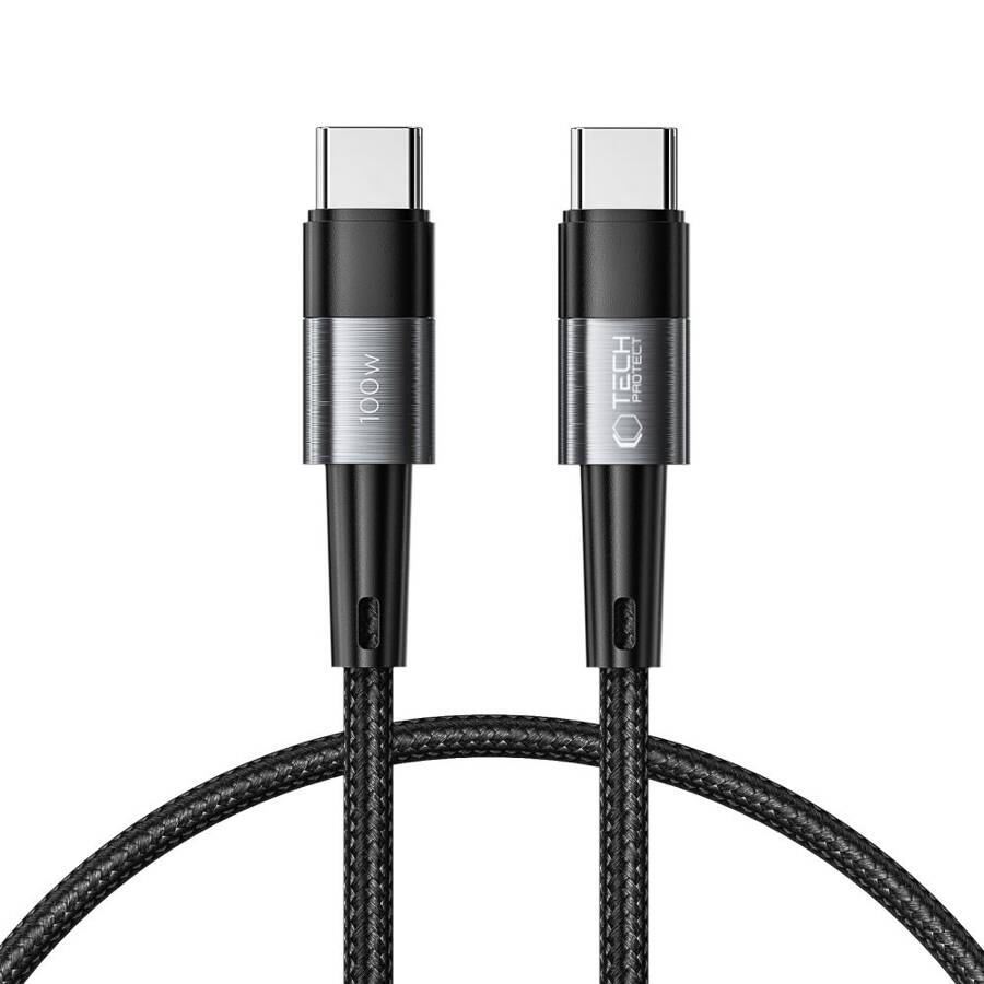 TECH-PROTECT ULTRABOOST TYPE-C CABLE PD100W/5A 50CM GREY