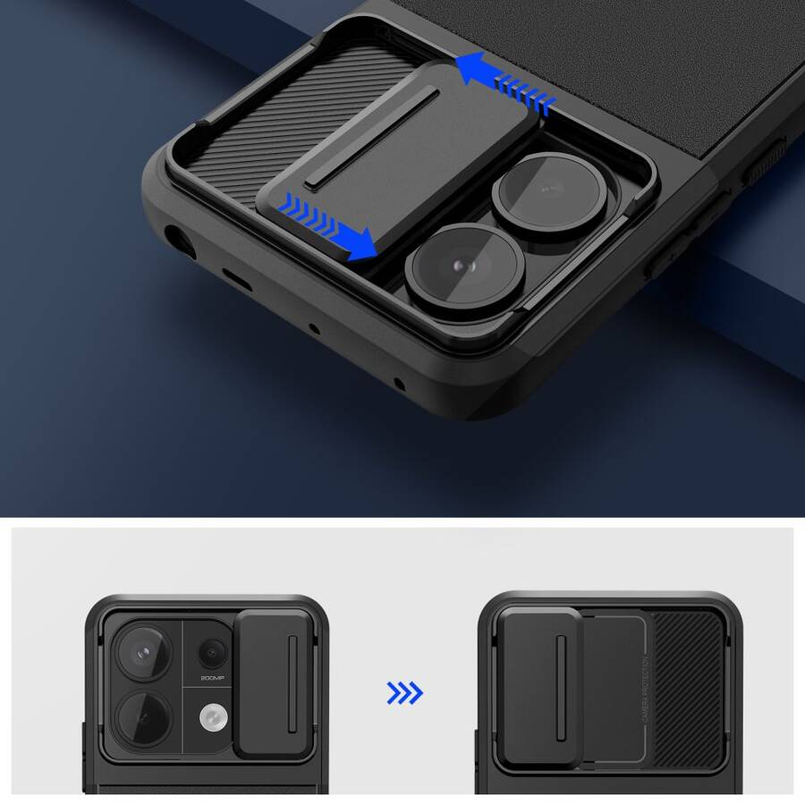 TECH-PROTECT VELAR CAM+ XIAOMI REDMI NOTE 13 PRO 5G / POCO X6 5G BLACK