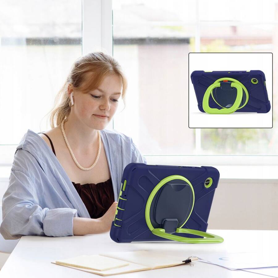 TECH-PROTECT X-ARMOR GALAXY TAB A9+ PLUS 11.0 X210 / X215 / X216 NAVY LIME