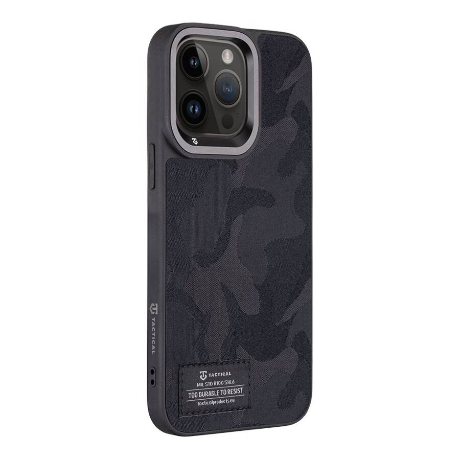 Tactical Camo Troop Cover for Apple iPhone 15 Black