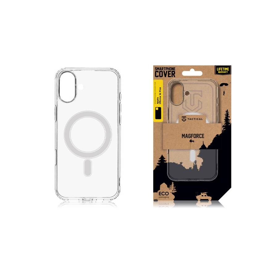 Tactical MagForce Cover for Apple iPhone 16 Plus Transparent