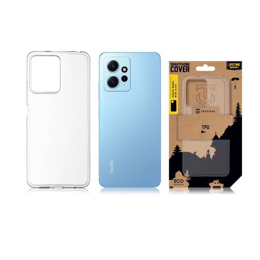 Tactical TPU Cover Transparent for Xiaomi Redmi Note 12 4G