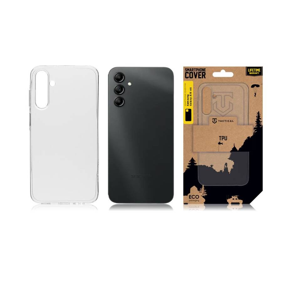 Tactical TPU Cover for Samsung Galaxy A15 4G Transparent