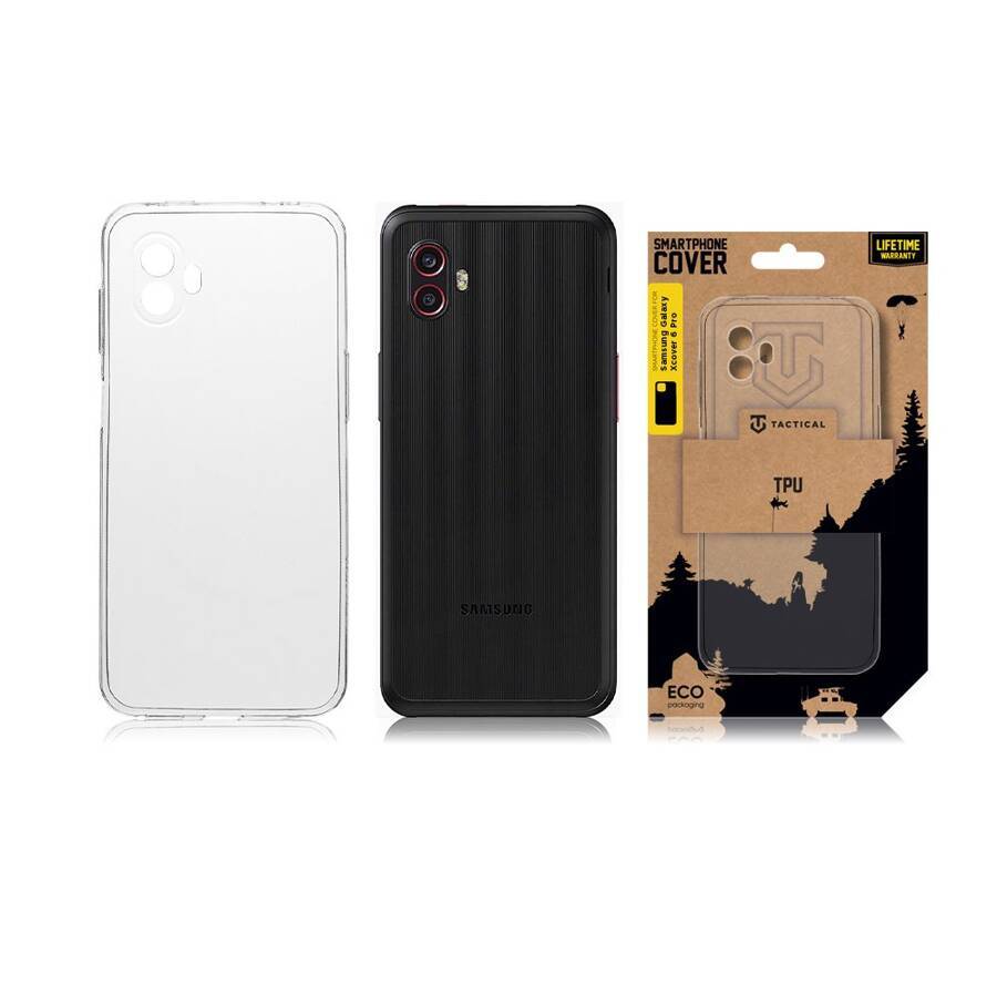 Tactical TPU Cover for Samsung Galaxy Xcover 6 Pro Transparent