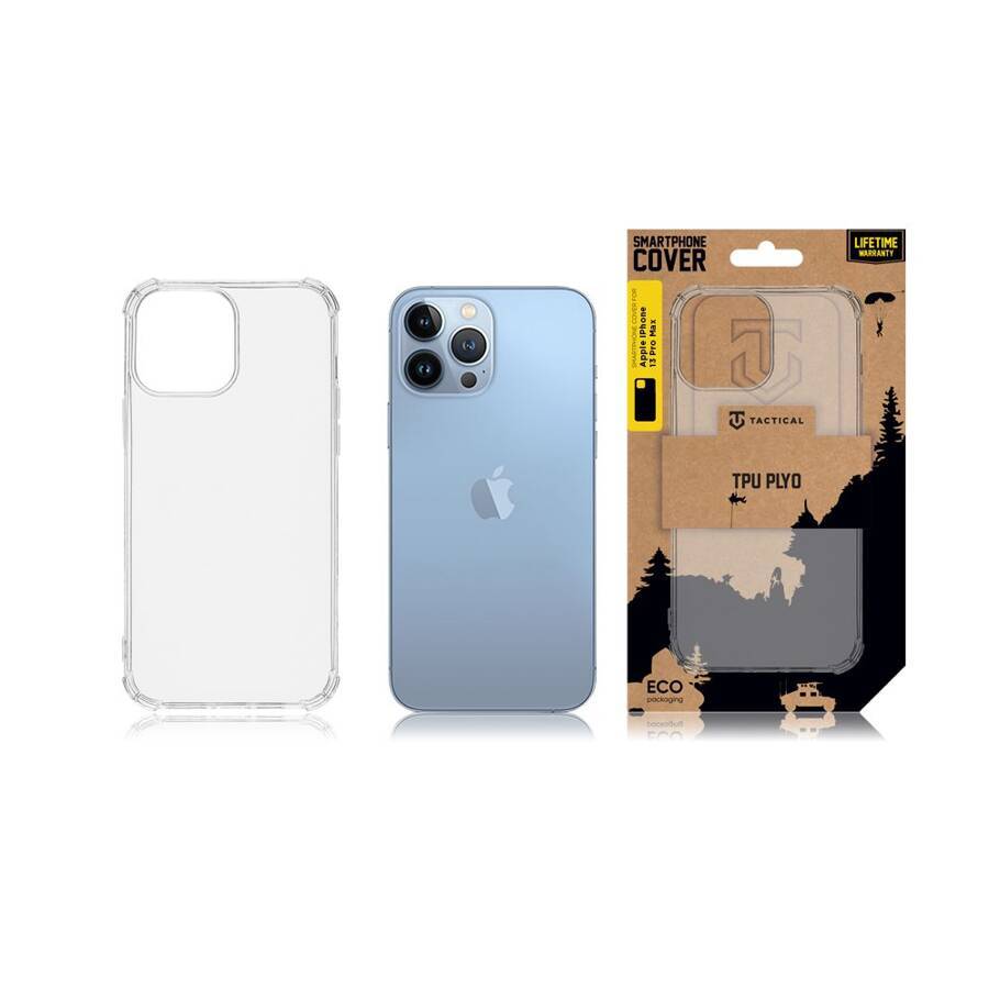 Tactical TPU Plyo Cover for Apple iPhone 13 Pro Max Transparent