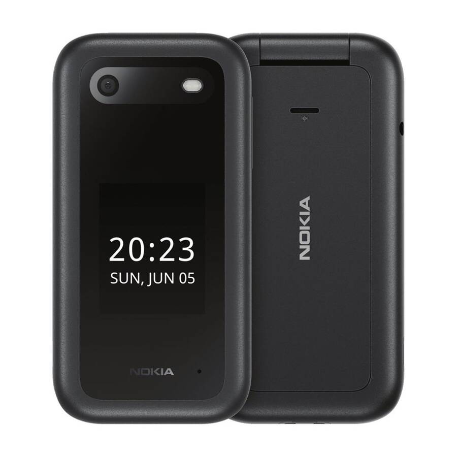 Telefon Nokia 2660 DS czarna + Ładowarka biurkowa