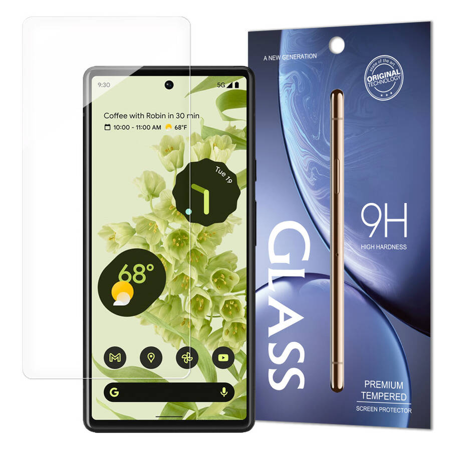 Tempered Glass szkło hartowane 9H Google Pixel 6 (opakowanie – koperta)