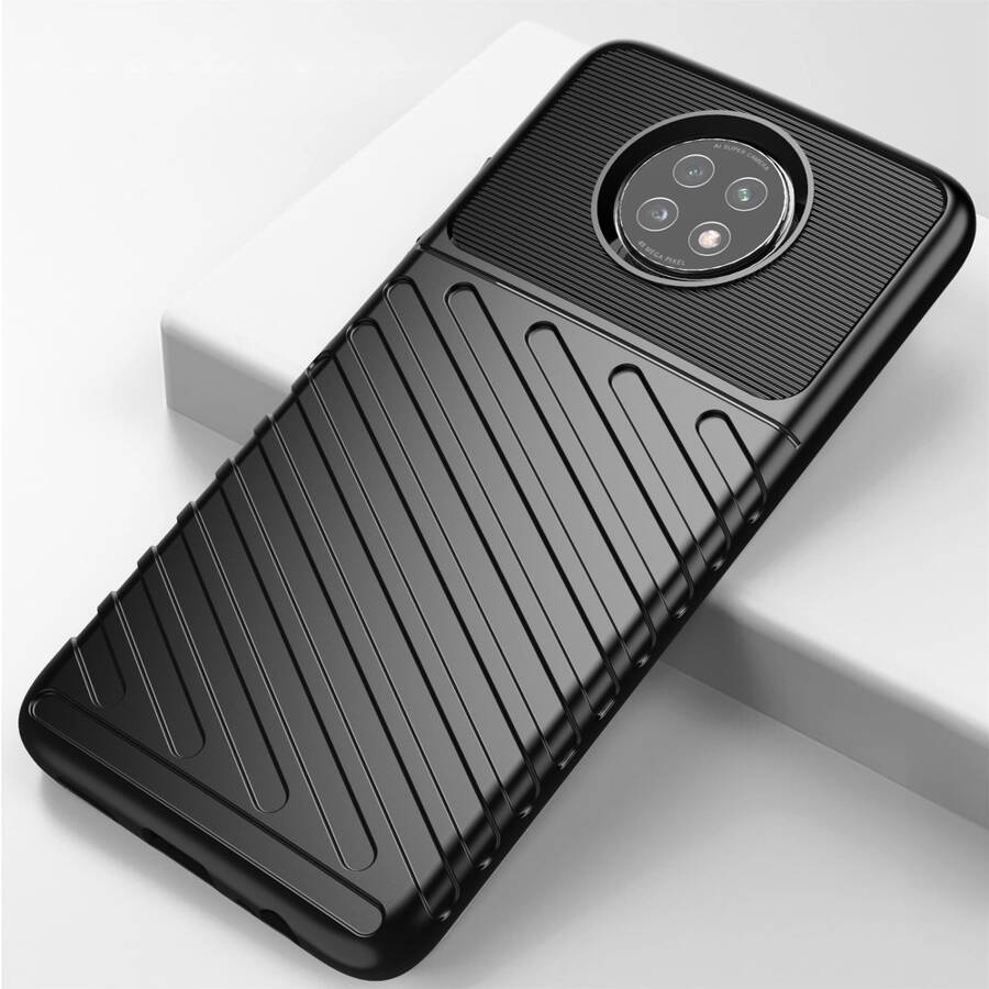 Thunder Case elastyczne pancerne etui pokrowiec Xiaomi Redmi Note 9T 5G zielony