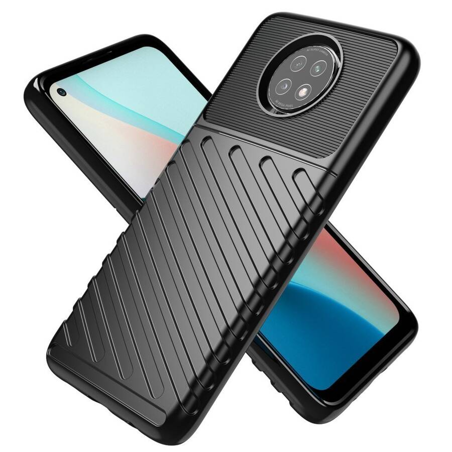 Thunder Case elastyczne pancerne etui pokrowiec Xiaomi Redmi Note 9T 5G zielony