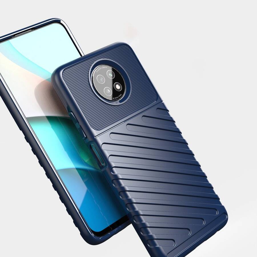 Thunder Case elastyczne pancerne etui pokrowiec Xiaomi Redmi Note 9T 5G zielony