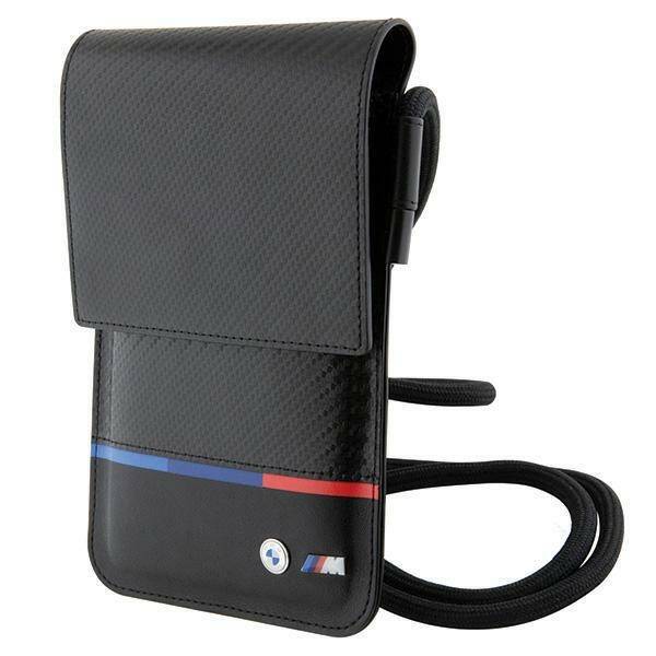 Torebka BMW BMOWBPUCARTCBK Wallet Bag  czarny/black Carbon Tricolor Line