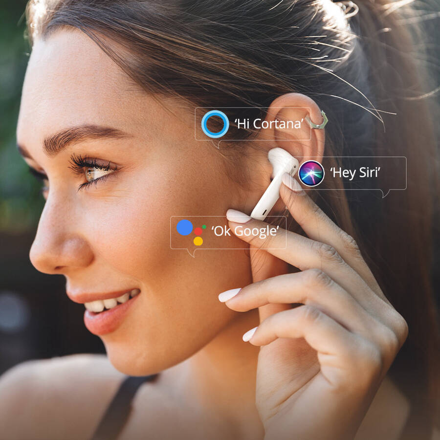 Tronsmart Onyx Ace Pro słuchawki bezprzewodowe TWS Bluetooth 5.2 biały