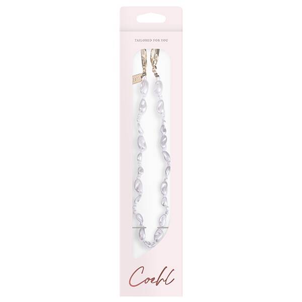 UNIQ Coehl Perla Handstrap uniwersalny    sznurek do telefonu na rękę biały/white pearl