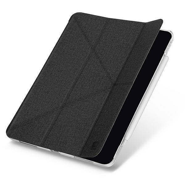 UNIQ ETUI YORKER KANVAS IPAD AIR 10,9" (2020) CZARNY/OBSIDIAN KNIT BLACK ANTIMICROBIAL